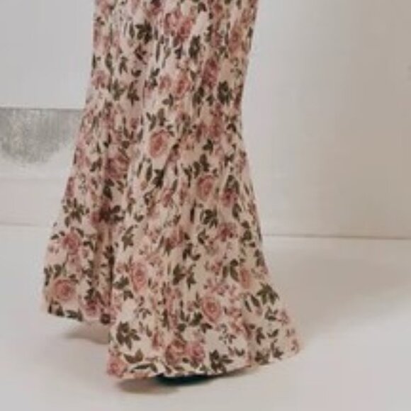 POSTCARDS FROM ITALY BIAS CUT MAXI DRESS ROSE - Picture 2 of 3